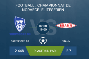 pronostic Sarpsborg 08-Brann