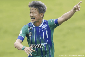 Miura signe à Fukushima United et continue de défier le temps
