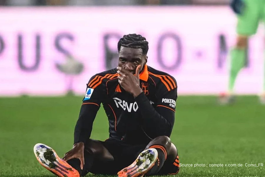 Assane Diao ailier sénégalais Como Serie A Italie