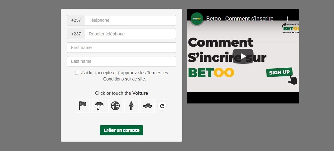 betoo inscription