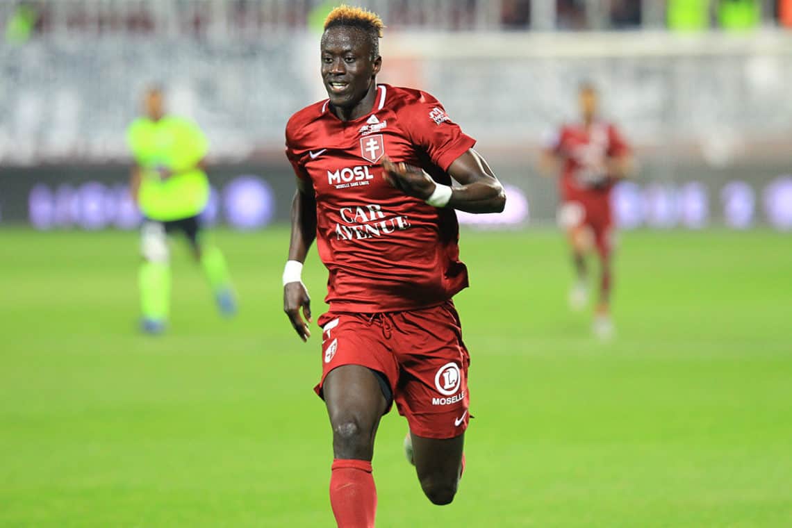 L'attaquant de Metz Niane est le meilleur joueur de Ligue 1 en septembre. Il est le leader de la course des buteurs