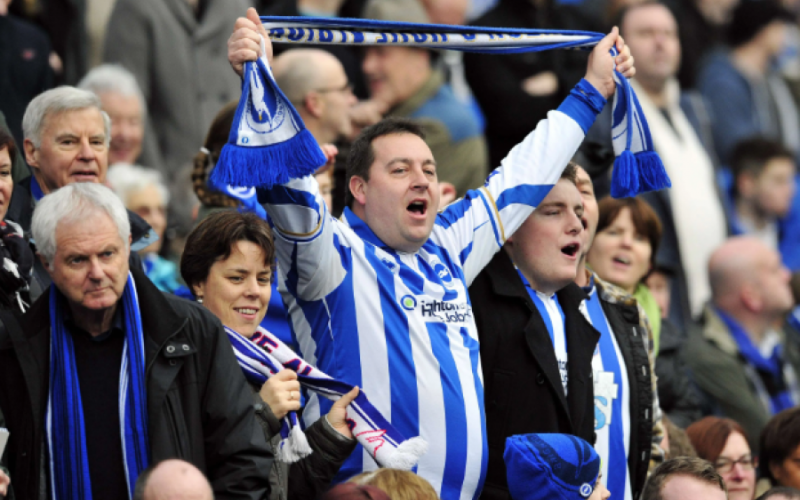 Brighton fans