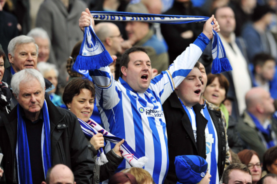Brighton fans
