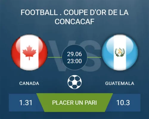 pronostic Canada-Guatemala