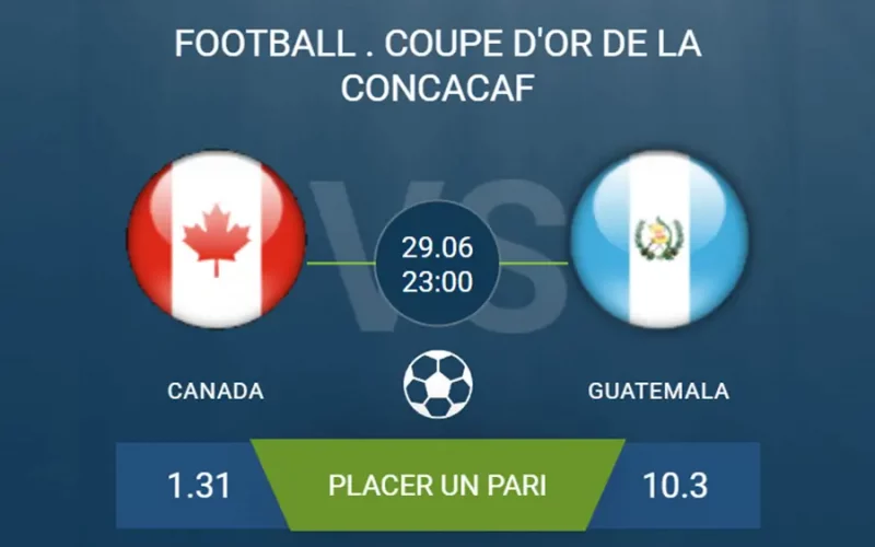 pronostic Canada-Guatemala
