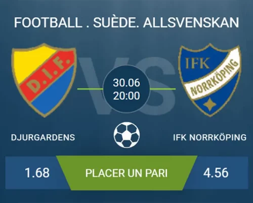 pronostic Djurgårdens–Norrköping