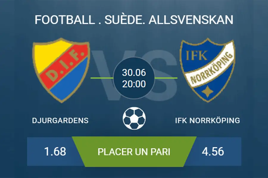 pronostic Djurgårdens–Norrköping