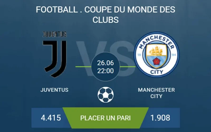 pronostic Juventus-Manchester City