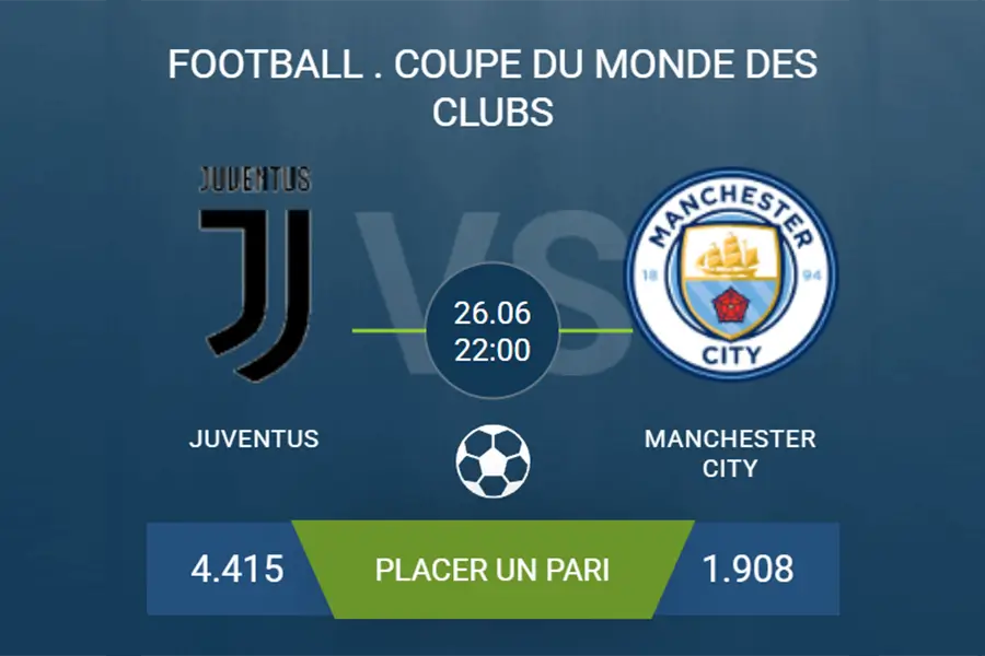 pronostic Juventus-Manchester City