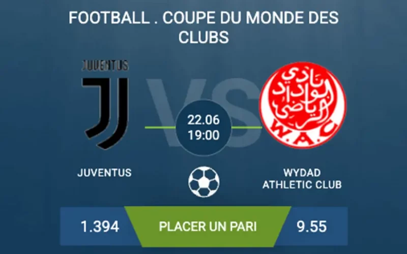 pronostic Juventus-Wydad Athletic Club