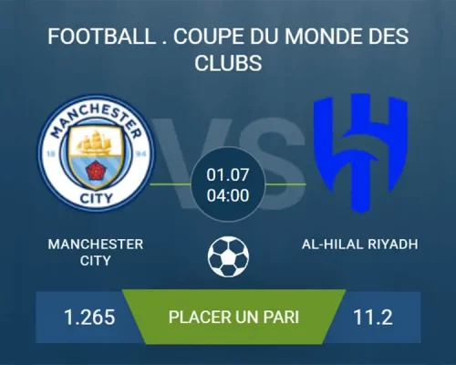 pronostic Manchester City–Al-Hilal