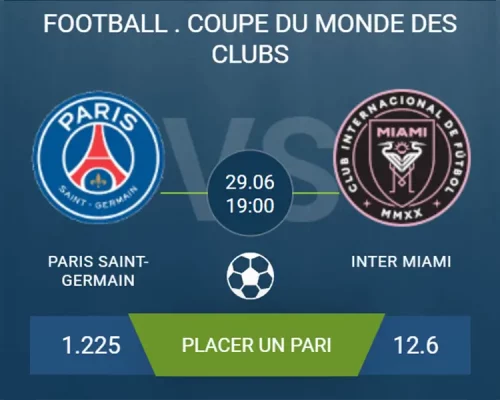 pronostic Paris SG-Inter Miami