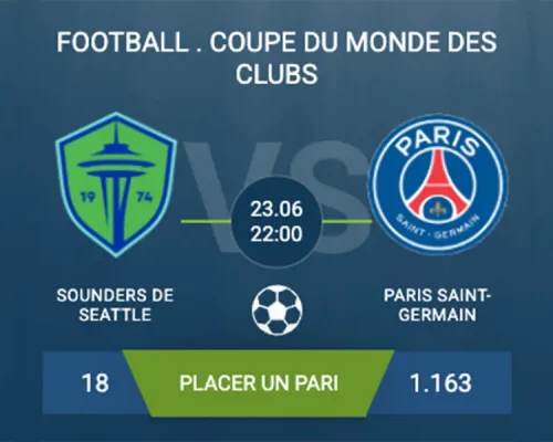 pronostic Sounders de Seattle-Paris Saint-Germain