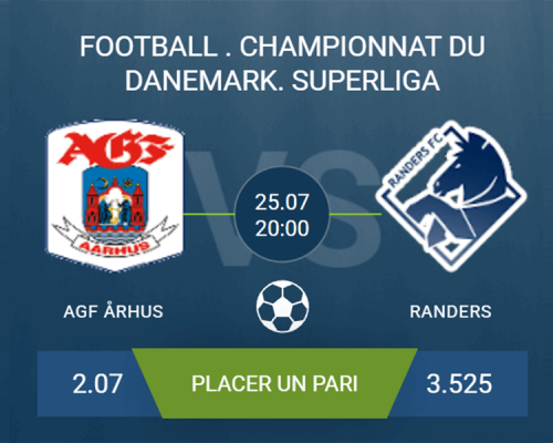 Pronostic AGF Århus – Randers