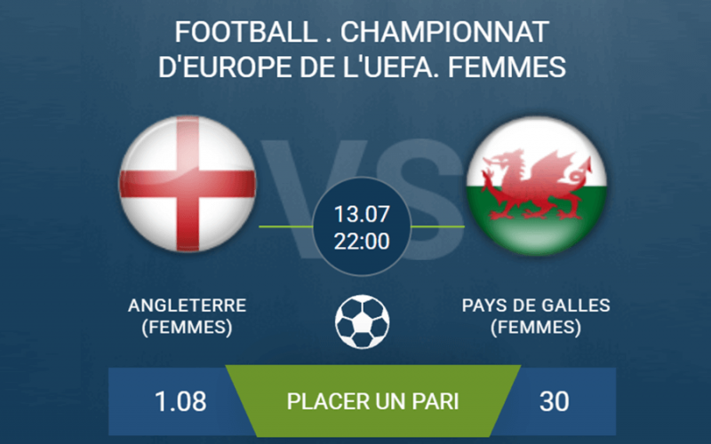pronostic Angleterre (Femmes) - Pays de Galles (Femmes)