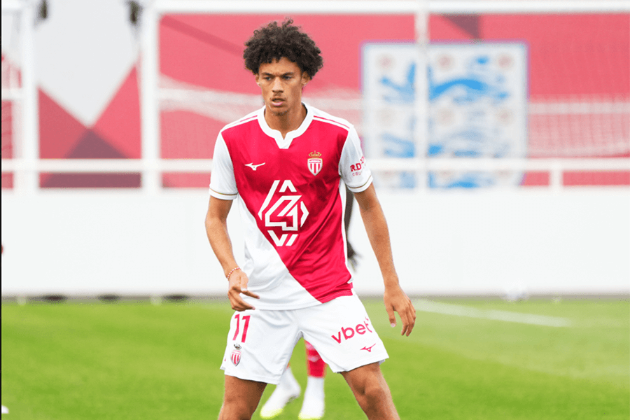 Maghnes Akliouche sous les couleurs de Monaco