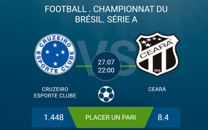 Pronostic Cruzeiro – Ceará