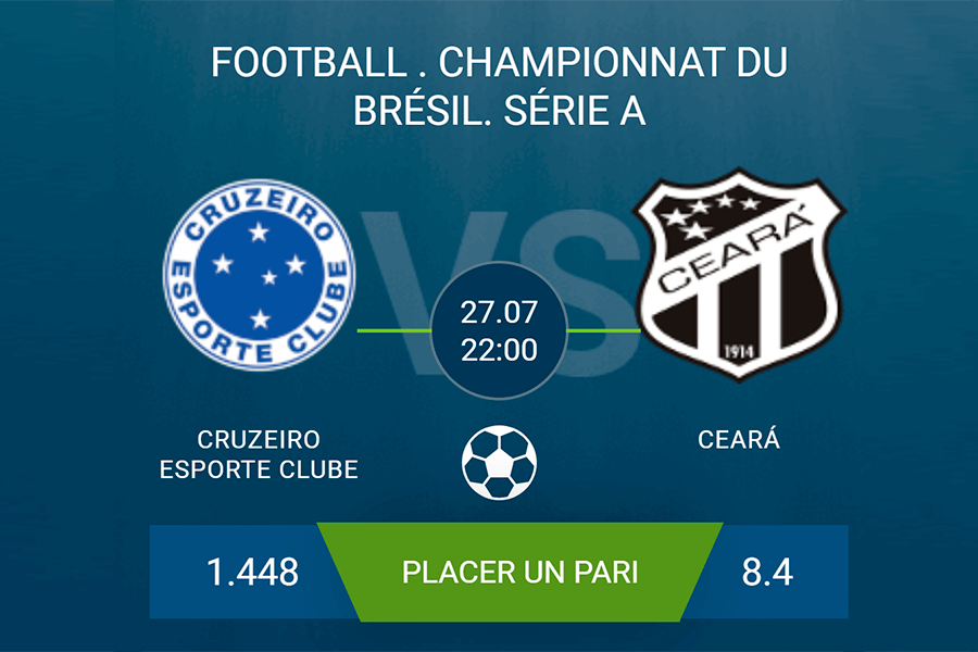 Pronostic Cruzeiro – Ceará