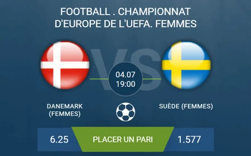 pronostic Danemark (Femmes)-Suède (Femmes)