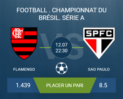 pronostic Flamengo – Sao Paulo