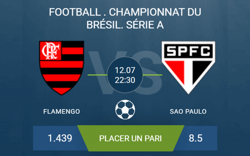pronostic Flamengo – Sao Paulo