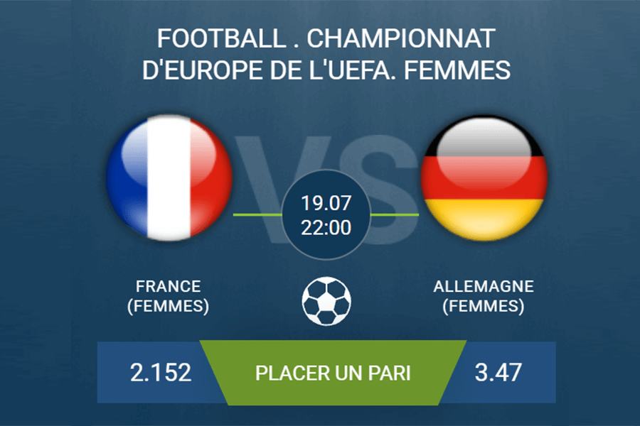 pronostic France (Femmes) – Allemagne (Femmes)