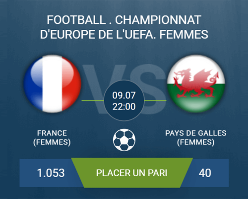 pronostic France (Femmes) – Pays de Galles (Femmes)