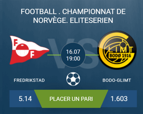 pronostic Fredrikstad-Bodo-Glimt