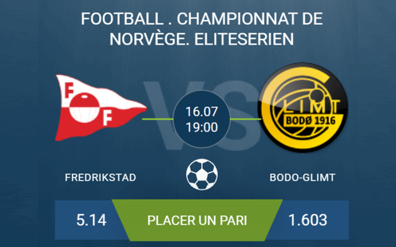 pronostic Fredrikstad-Bodo-Glimt