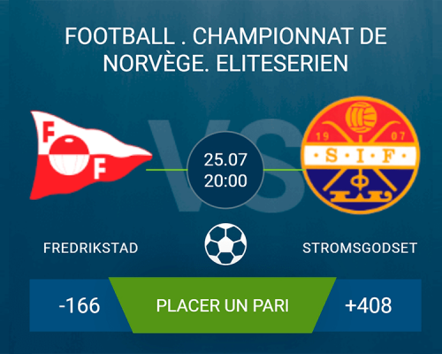 pronostic Fredrikstad – Stromsgodset