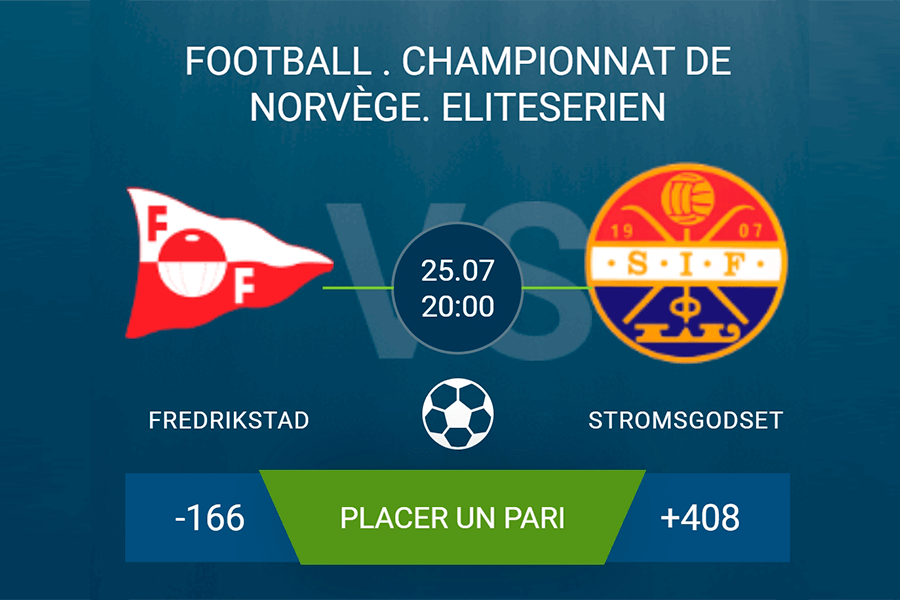 pronostic Fredrikstad – Stromsgodset