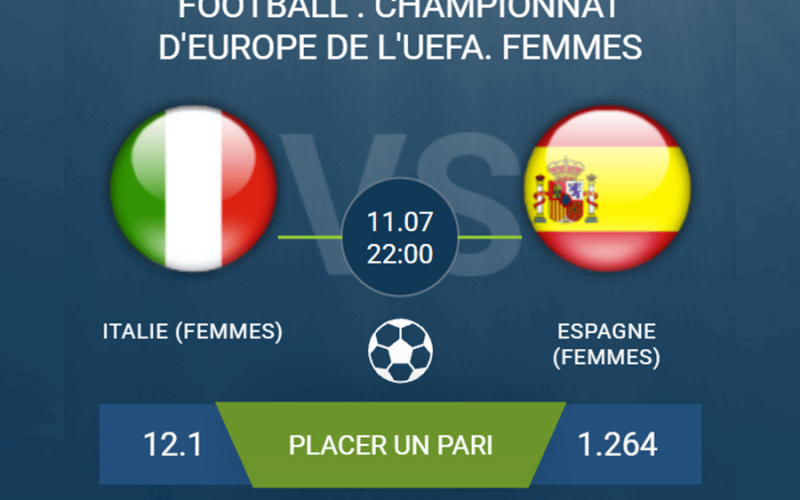 pronostic Italie (Femmes) – Espagne (Femmes)
