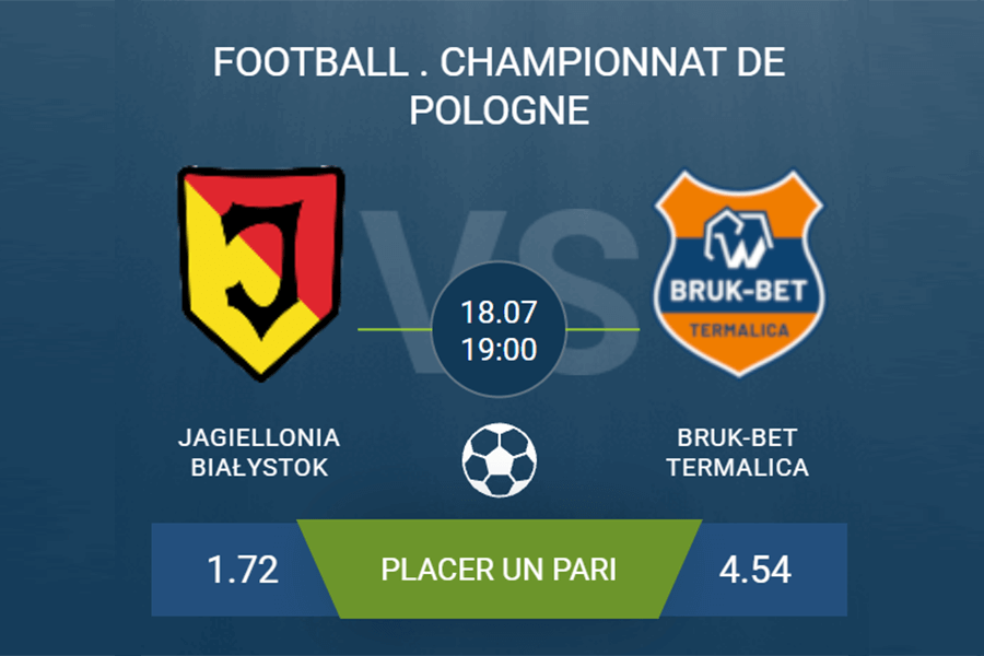 pronostic Jagiellonia Białystok-Bruk-Bet Termalica