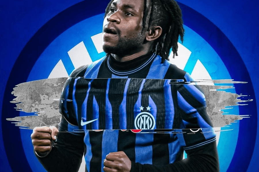 Ademola Lookman en action sous le maillot de l’Atalanta