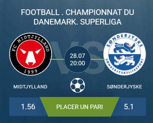 Pronostic Midtjylland – SonderjyskE