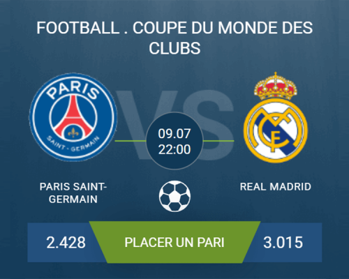 pronostic Paris Saint-Germain – Real Madrid