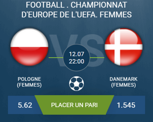 pronostic match Pologne Danemark femmes