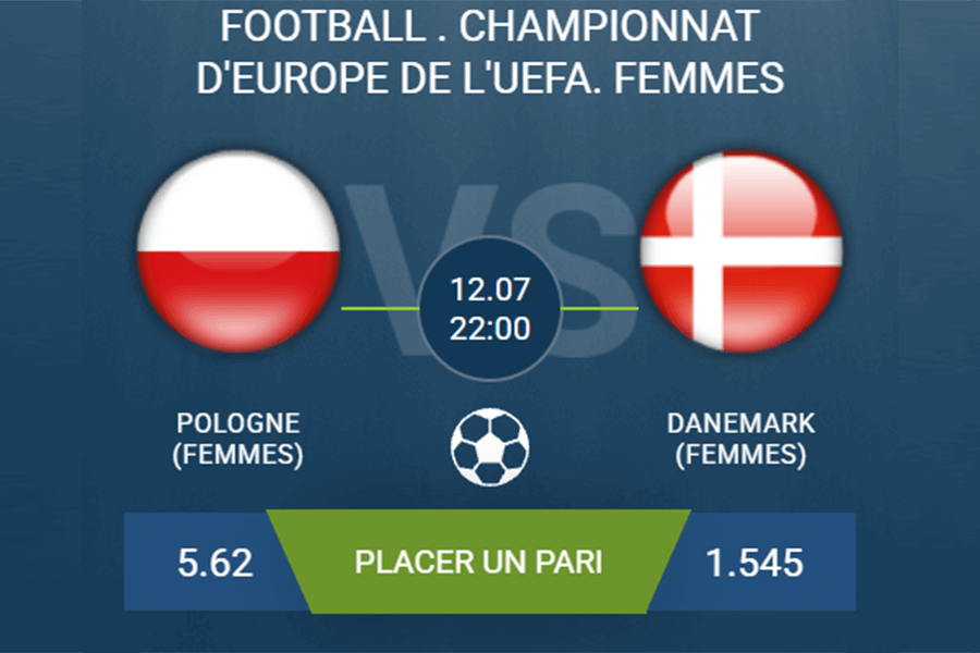 pronostic match Pologne Danemark femmes