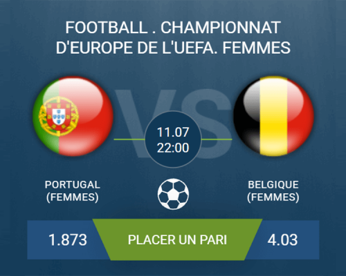 pronostic Portugal (Femmes) – Belgique (Femmes)