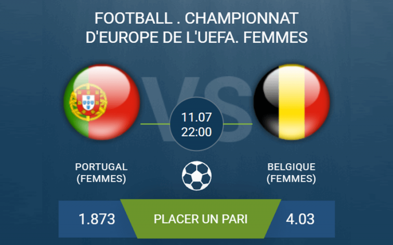 pronostic Portugal (Femmes) – Belgique (Femmes)