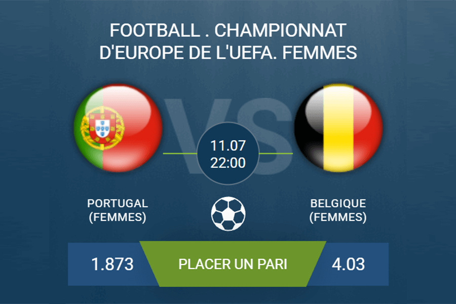 pronostic Portugal (Femmes) – Belgique (Femmes)