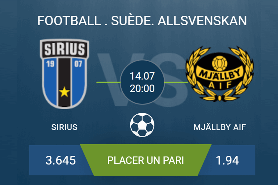 pronostic Sirius-Mjällby AIF