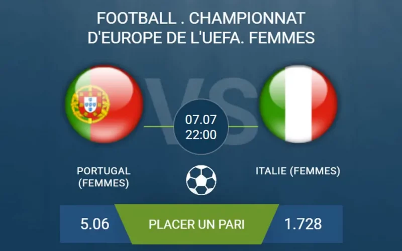 pronostic Portugal (Femmes) – Italie (Femmes)
