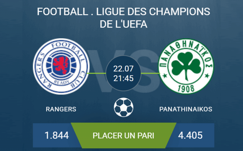 Pronostic Rangers – Panathinaikos