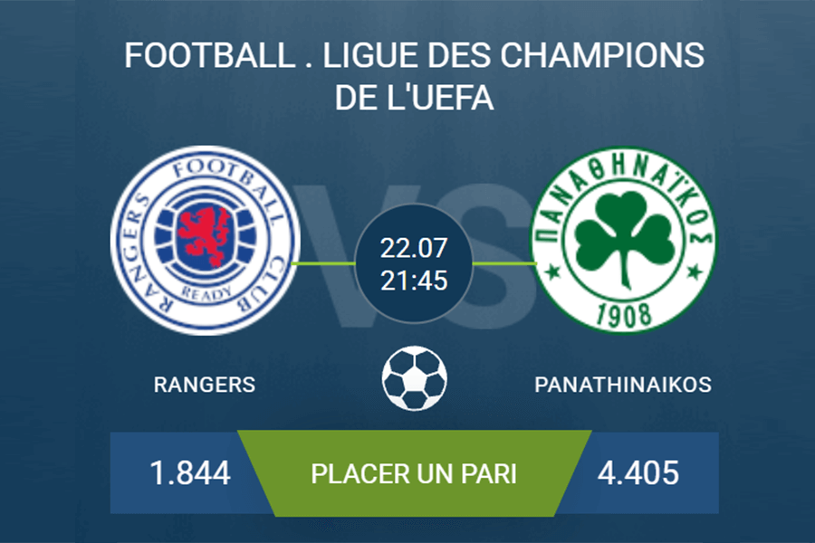 Pronostic Rangers – Panathinaikos