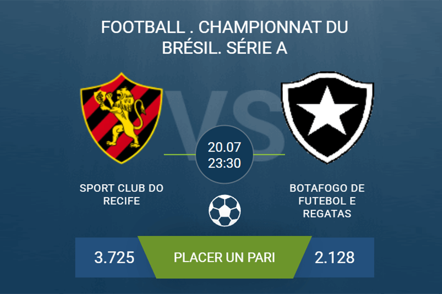 pronostic Sport Club do Recife – Botafogo