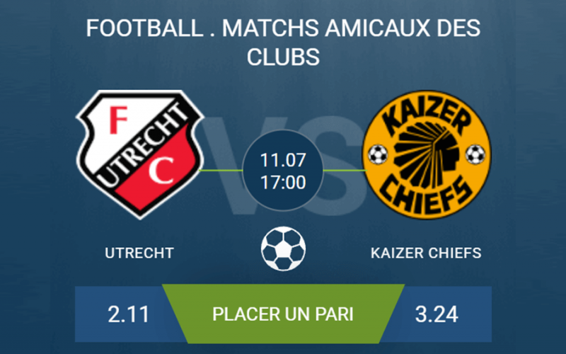 pronostic Utrecht-Kaizer Chiefs