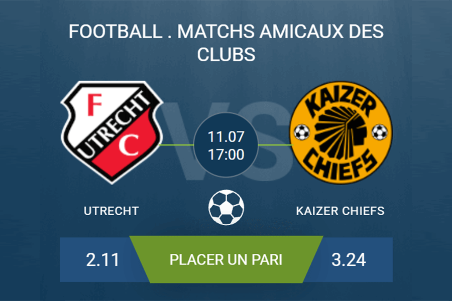 pronostic Utrecht-Kaizer Chiefs