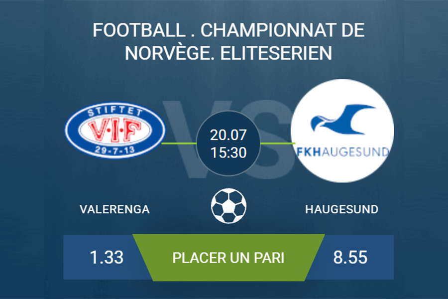 pronostic Valerenga – Haugesund