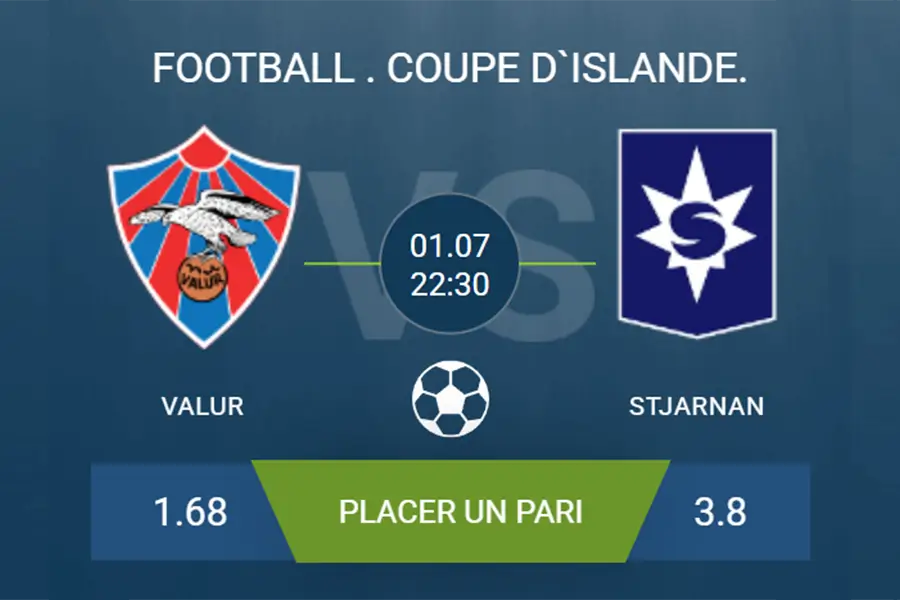 Pronostic Valur–Stjarnan